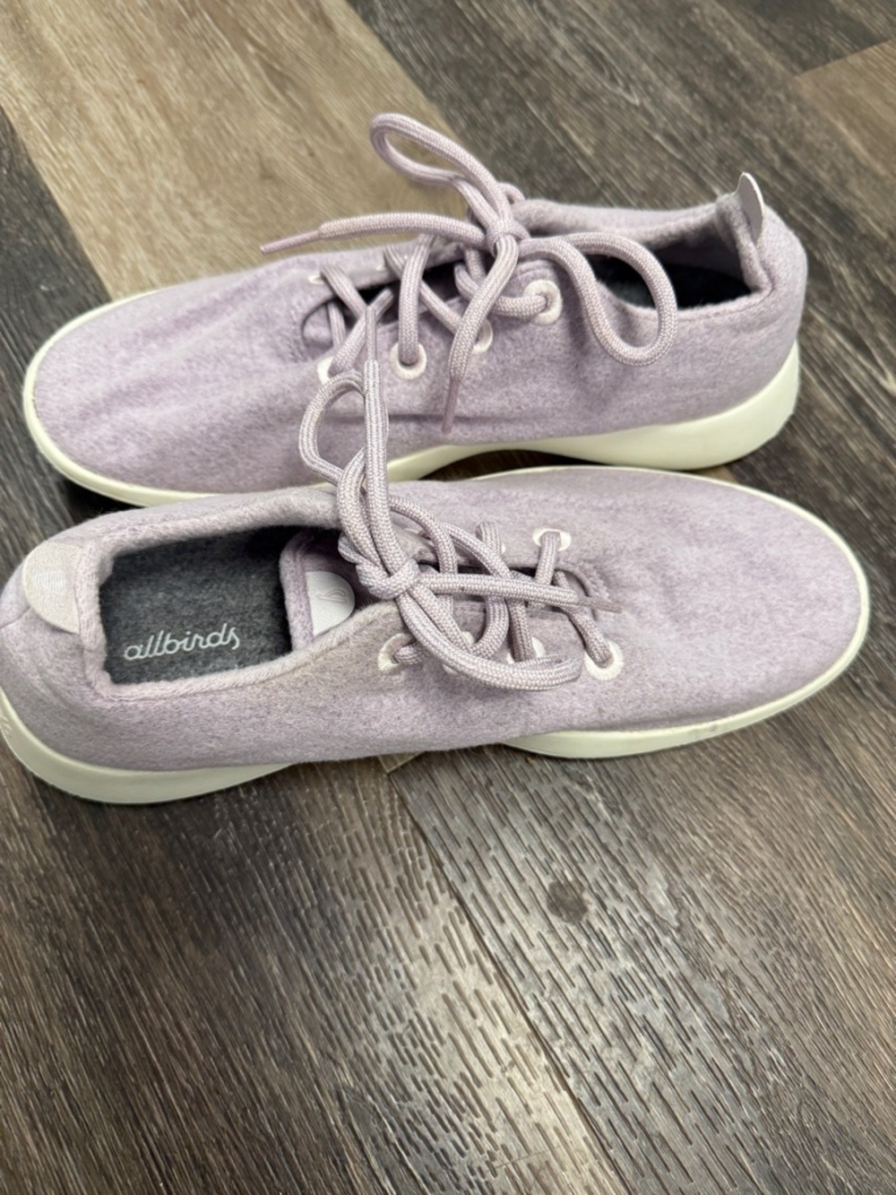 allbirds Women's Lavender Wool Runner Sneakers